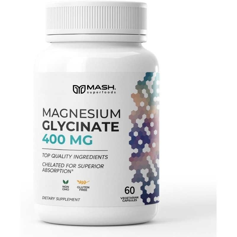 Magnesium Glycinate Capsule - Magnesiumglycinaatcapsules, hoge absorptie, ondersteunt de slaap,