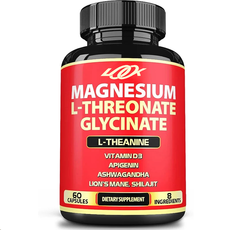 Magnesium Glycinate Capsule - 8-in-1 magnesium L-threonaat en glycine -