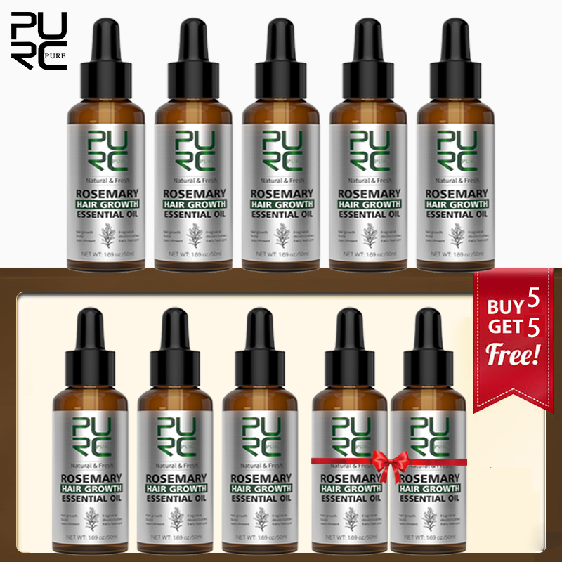 Biotin Hair Growth - PURC Rozemarijnolie voor haargroei set haaruitval