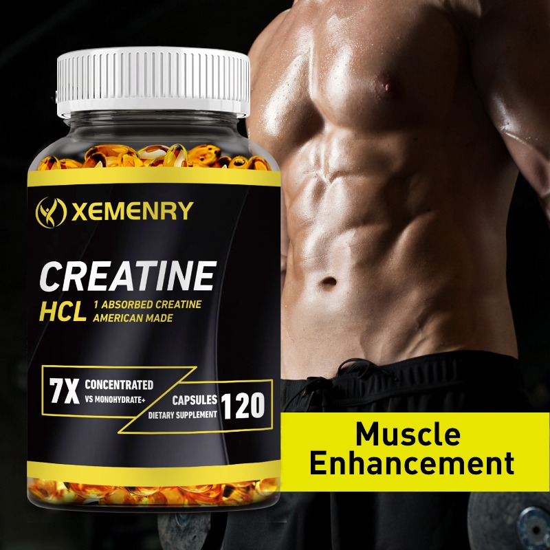 Creatine Hcl Capsule - Creatine HCL supplement, ondersteunt spiermassa, uithoudingsvermogen