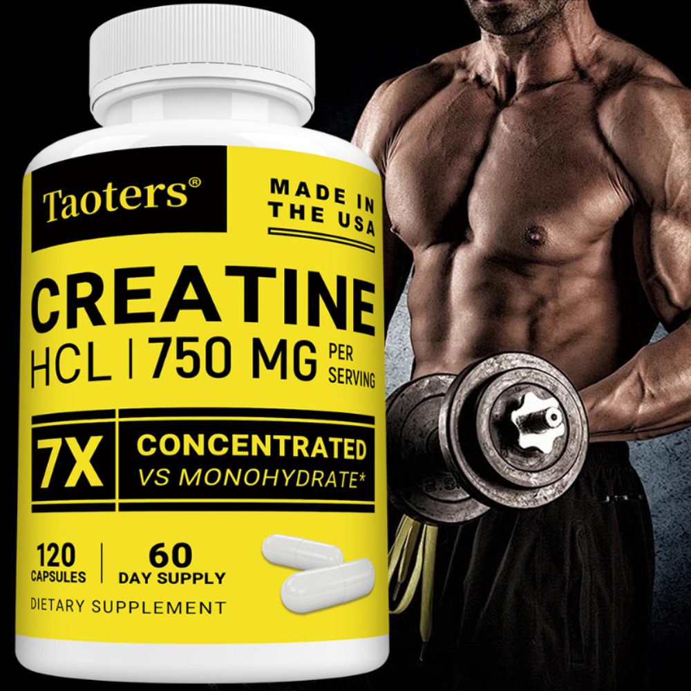 Creatine Hcl Capsule - Creatine HCl - Verhoogt energie, uithoudingsvermogen