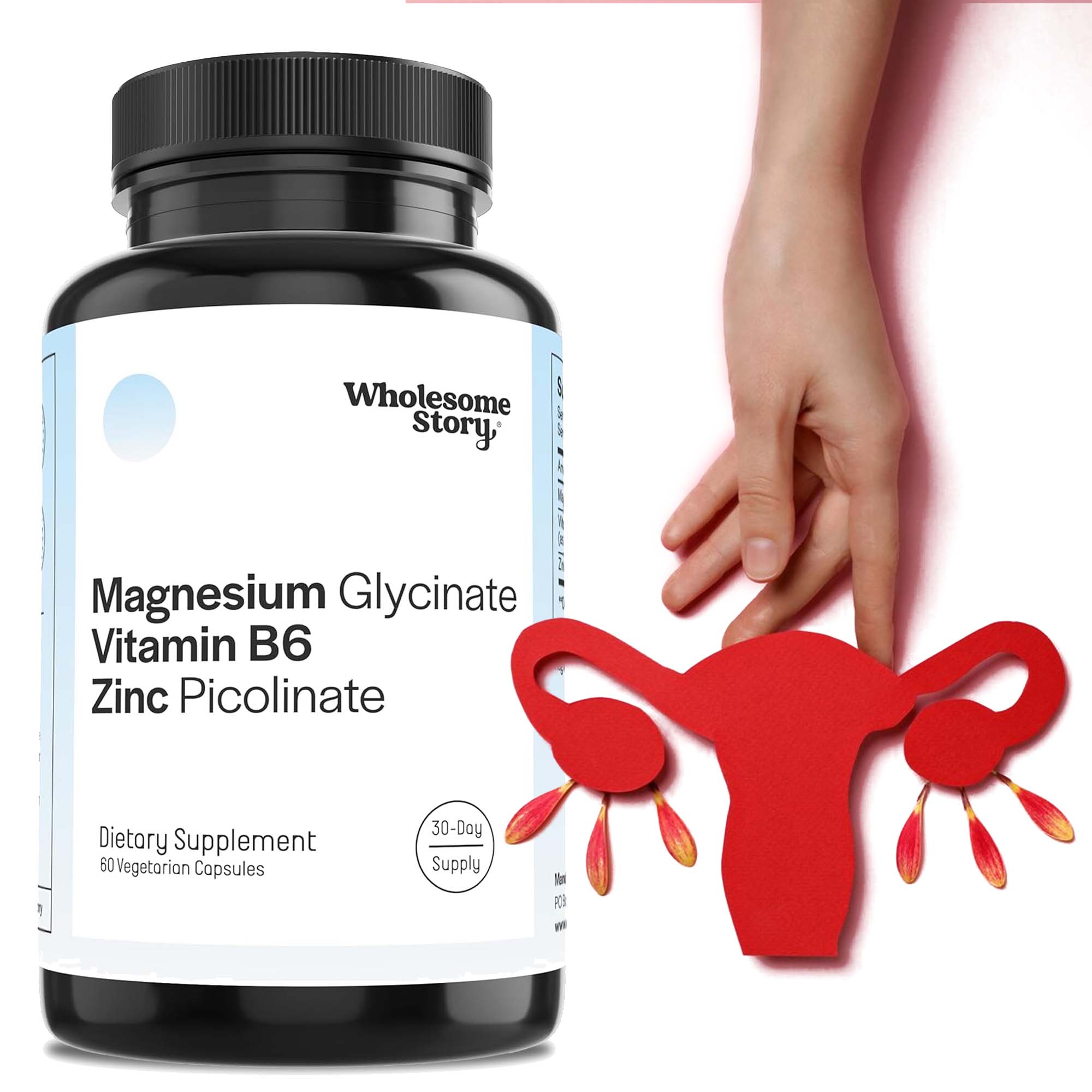 Magnesium Glycinate Capsule - Magnesiumglycinaat, vitamine B6, supplementen van zinkpicolinaat