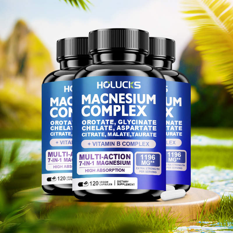 Magnesium Glycinate Capsule - Magnesiumcomplex 1000 mg supplement, met vitaminen