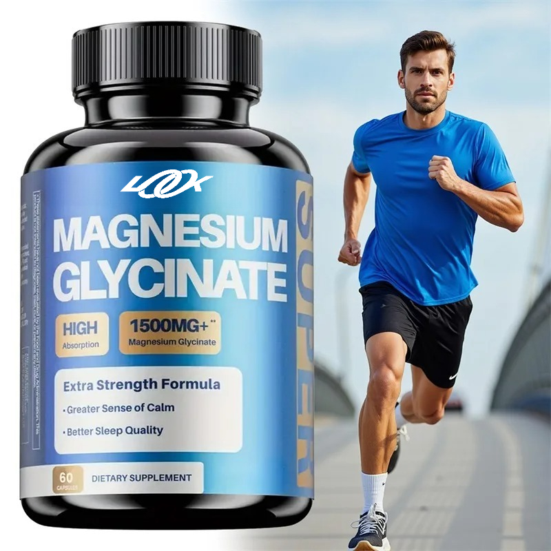 Magnesium Glycinate Capsule - Magnesiumglycinaatsupplement - Bevordert de spierontspanning en