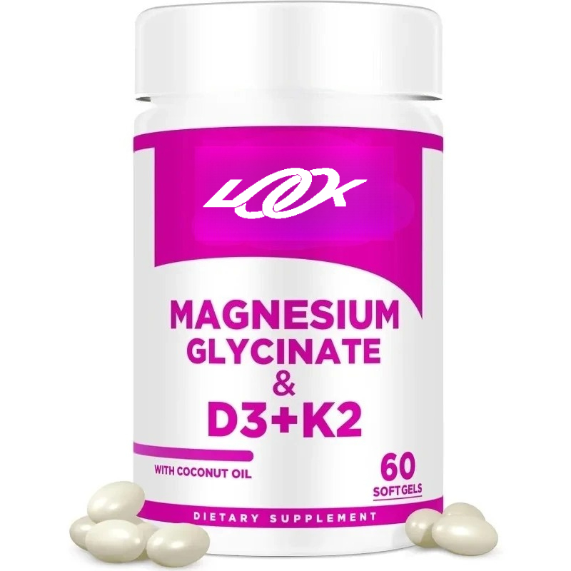 Magnesium Glycinate Capsule - 500 mg magnesiumglycinat 10000iu vitamine D3
