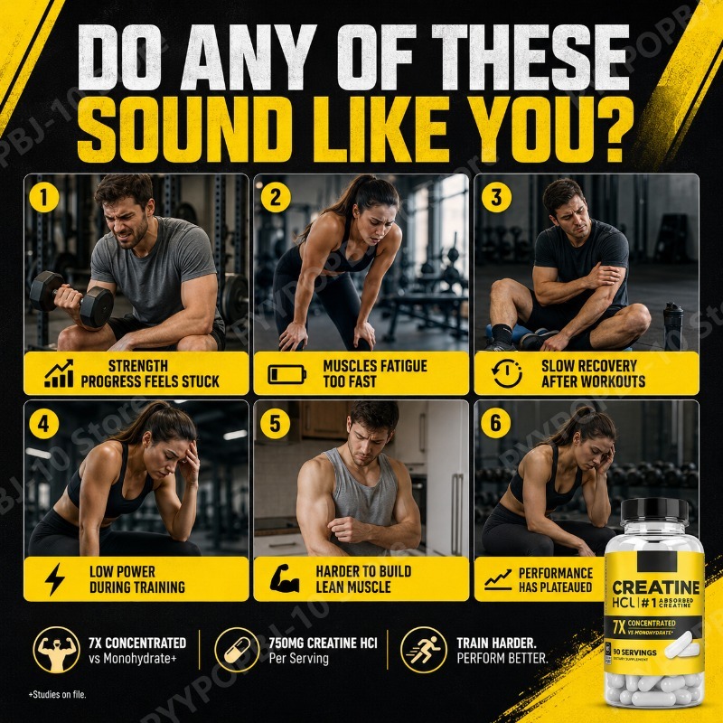 Creatine HCl 750mg 90 capsules - Creatine Hcl Capsule recensie en prijs