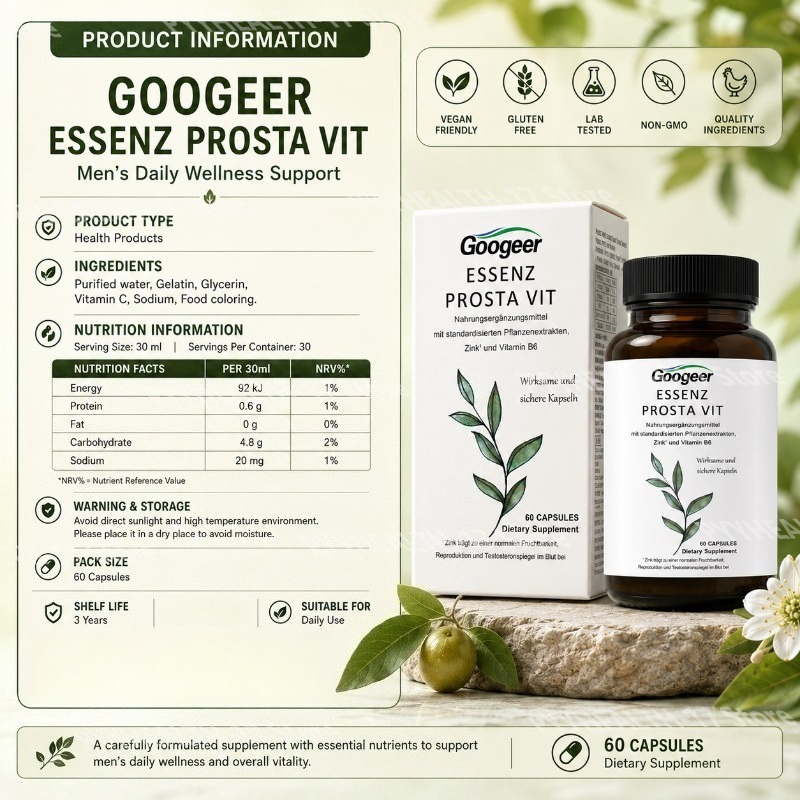 Googeer Essenz Prosta Vit Caps - Nutrition Zinc recensie en prijs
