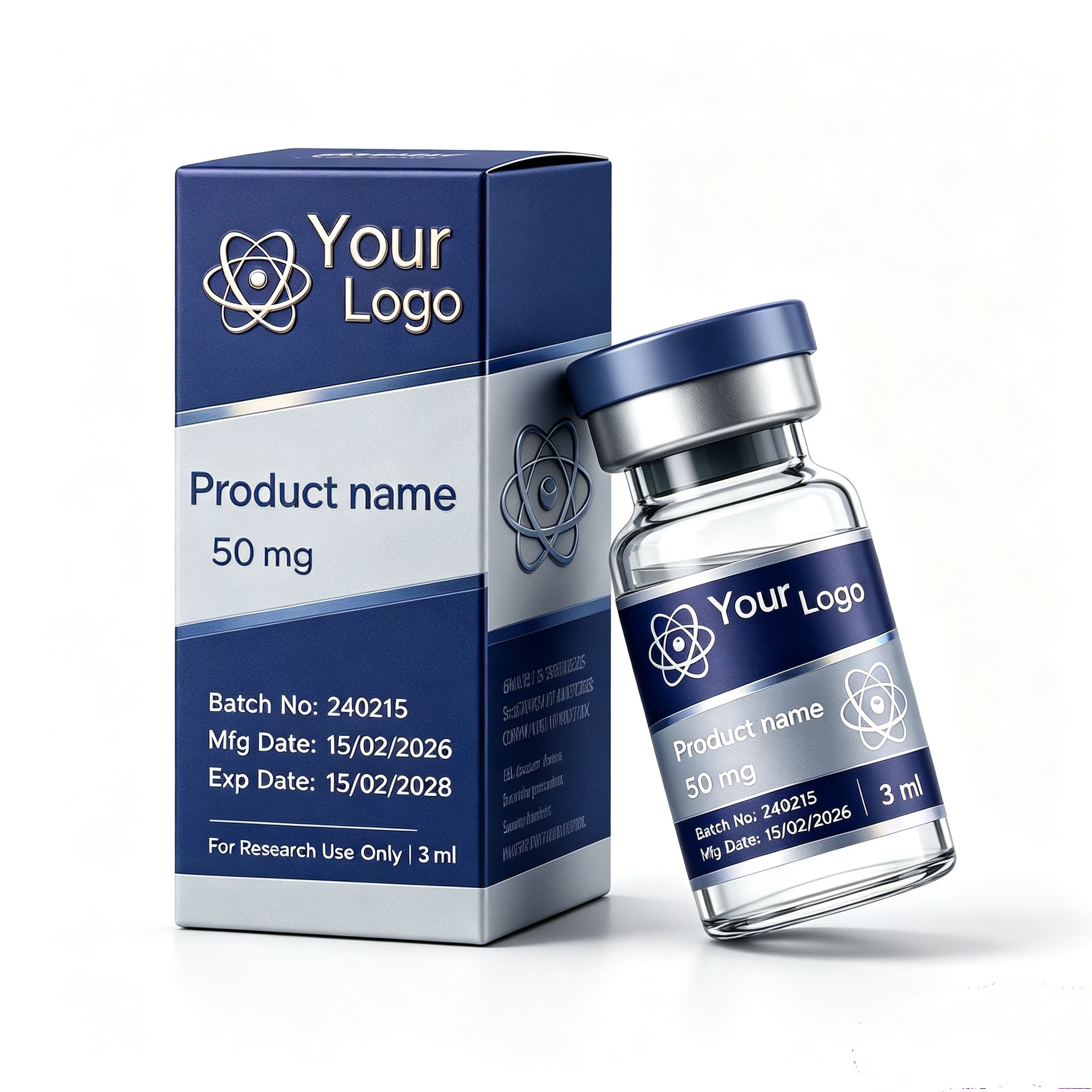 Op maat gemaakte peptide-vial  - Fitness With Nutrition recensie en prijs