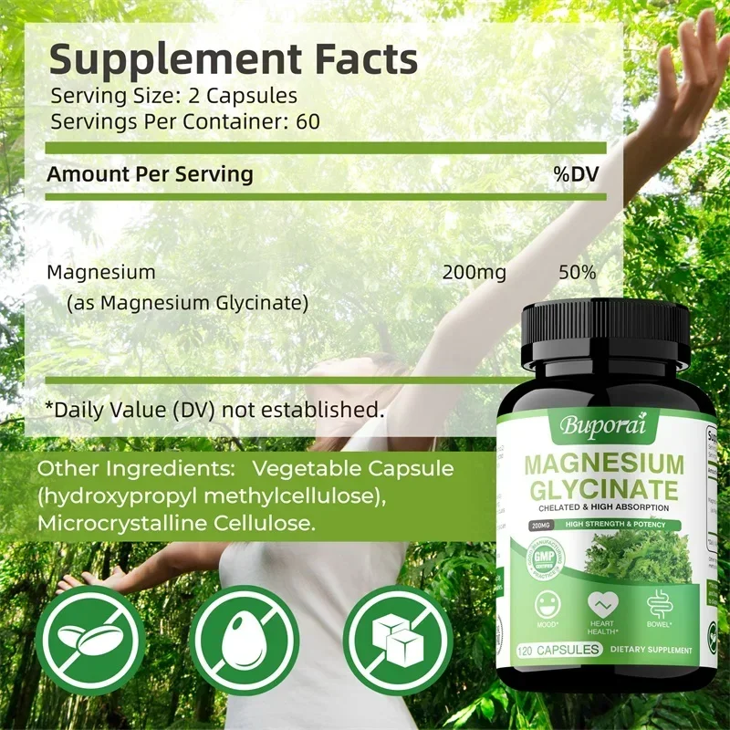 Magnesiumglycinaat - Verminder - Magnesium Glycinate Capsule recensie en prijs