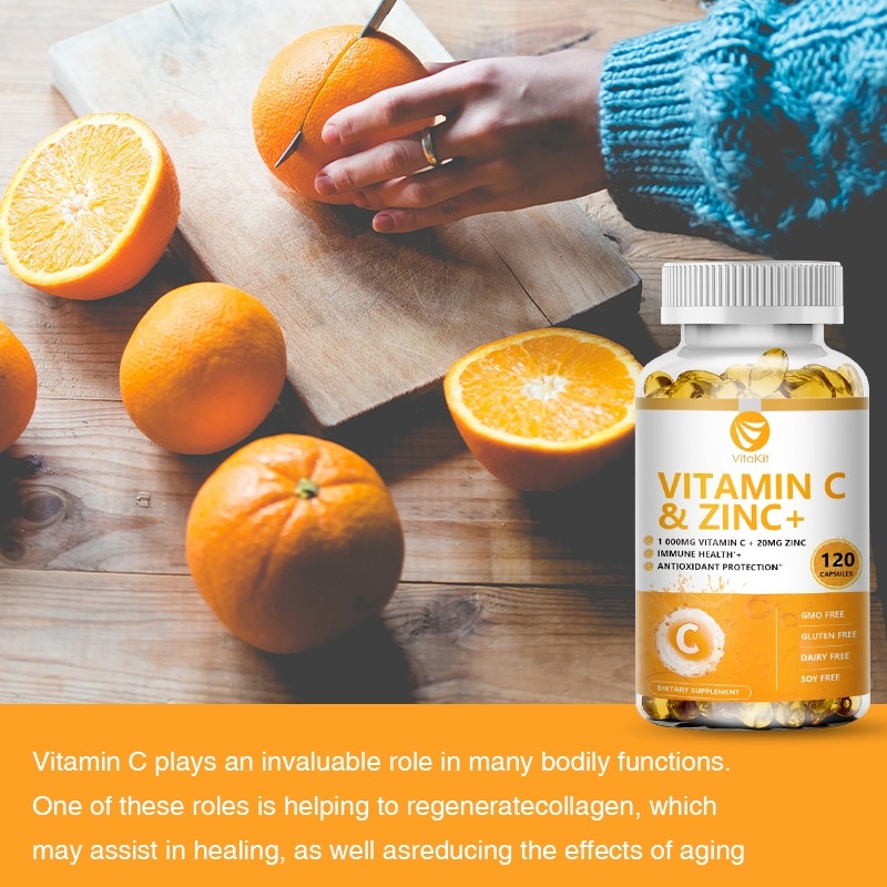 Vitakit Vitamine C 1000 mg met - Nutrition Zinc recensie en prijs