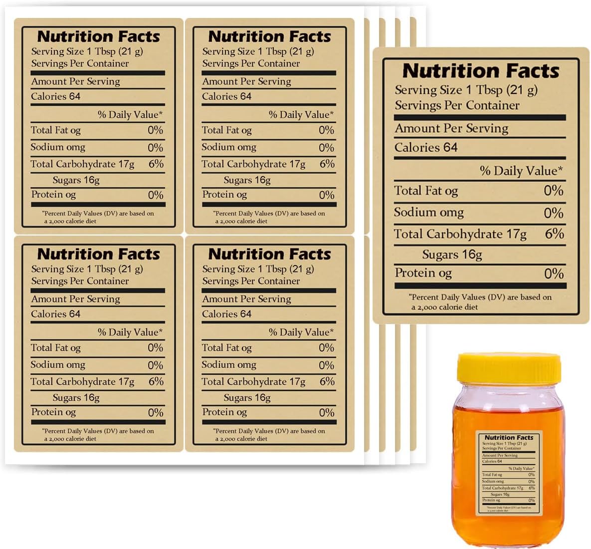 600 stuks zelfklevende kraft h - Nutrition & Fitness Class recensie en prijs
