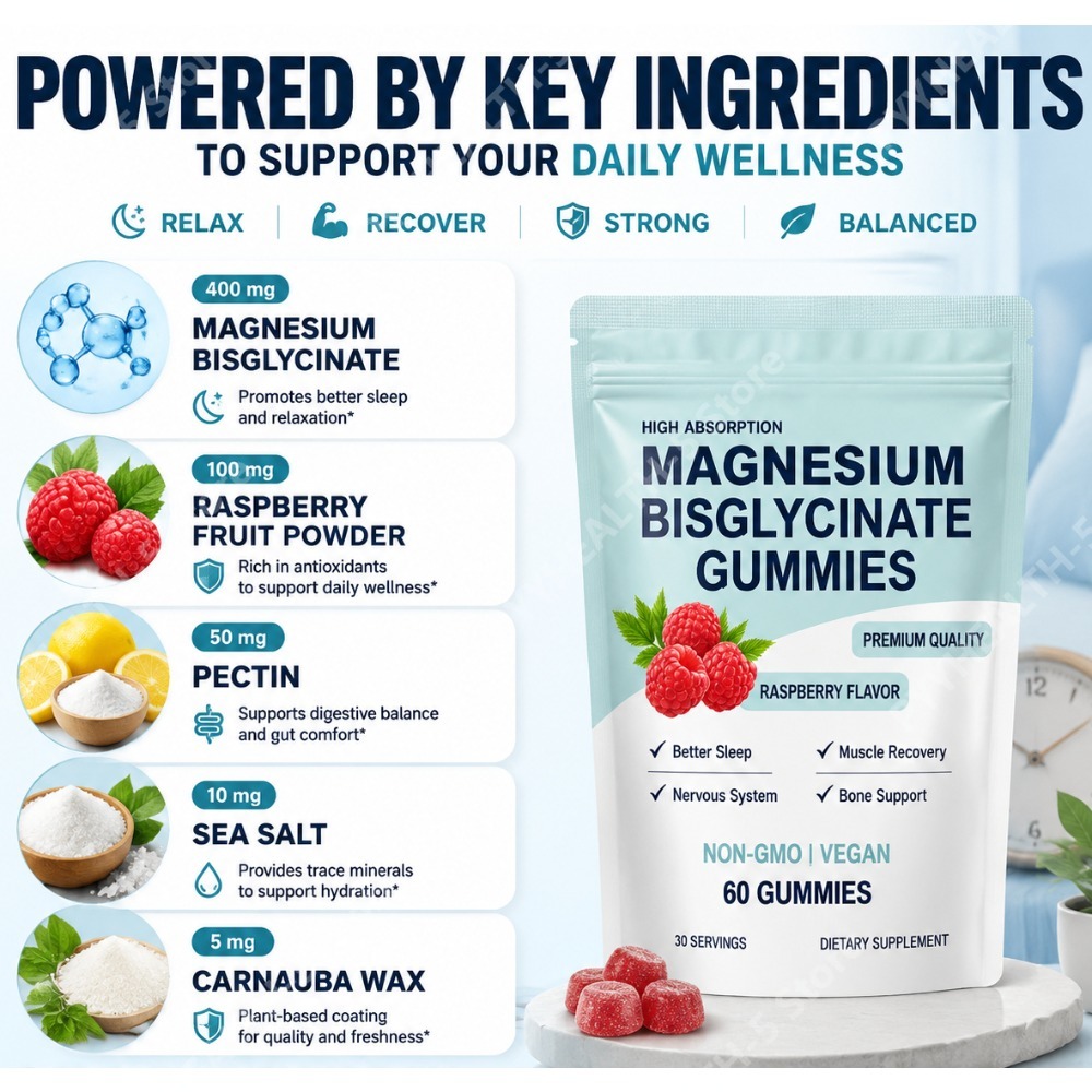 Magnesium Bisglycinaat Gummies - Nutrition & Fitness Class recensie en prijs