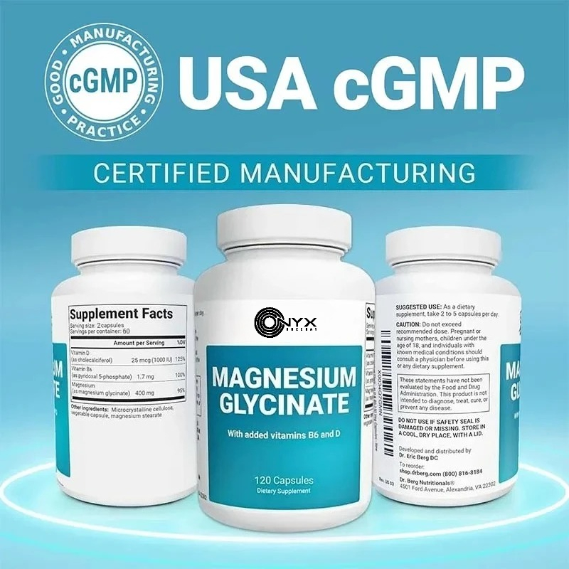 Magnesiumglycinaat 400 mg - On - Magnesium Glycinate Capsule recensie en prijs