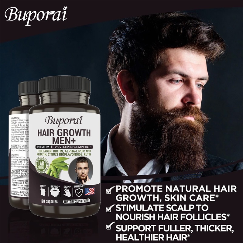 Herensupplement voor haargroei - Biotin Hair Growth recensie en prijs