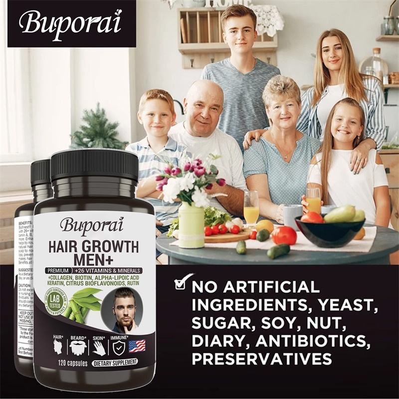 Herensupplement voor haargroei - Biotin Hair Growth recensie en prijs