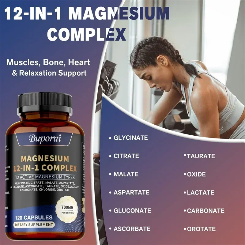 Magnesiumcomplex - Ontspanning - Magnesium Glycinate Capsule recensie en prijs