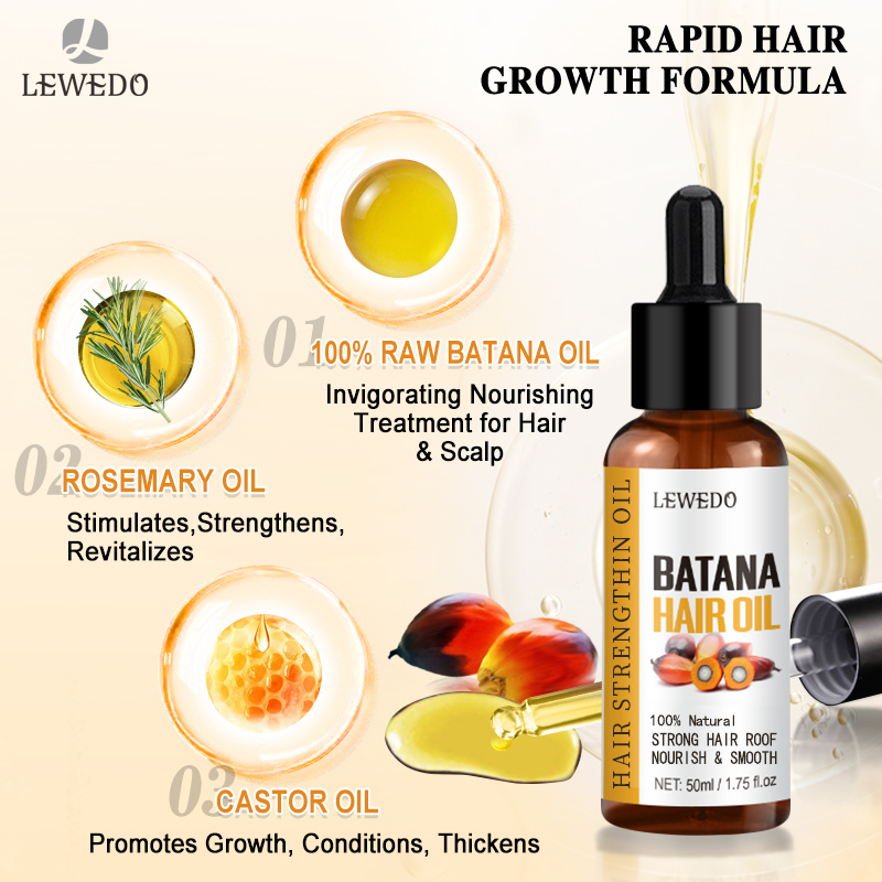 LEWEDO Batana Olie Haar Groei  - Biotin Hair Growth recensie en prijs