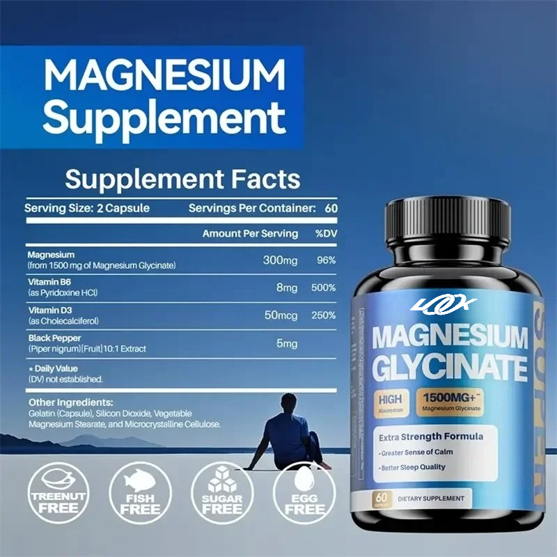 Magnesiumglycinaatsupplement - - Magnesium Glycinate Capsule recensie en prijs