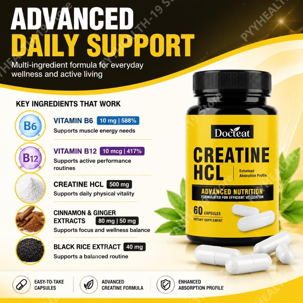 Docteat Creatine HCL Capsules  - Creatine Hcl Capsule recensie en prijs