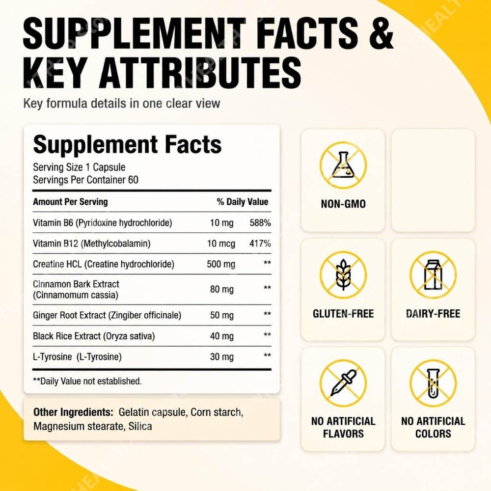 Docteat Creatine HCL Capsules  - Creatine Hcl Capsule recensie en prijs